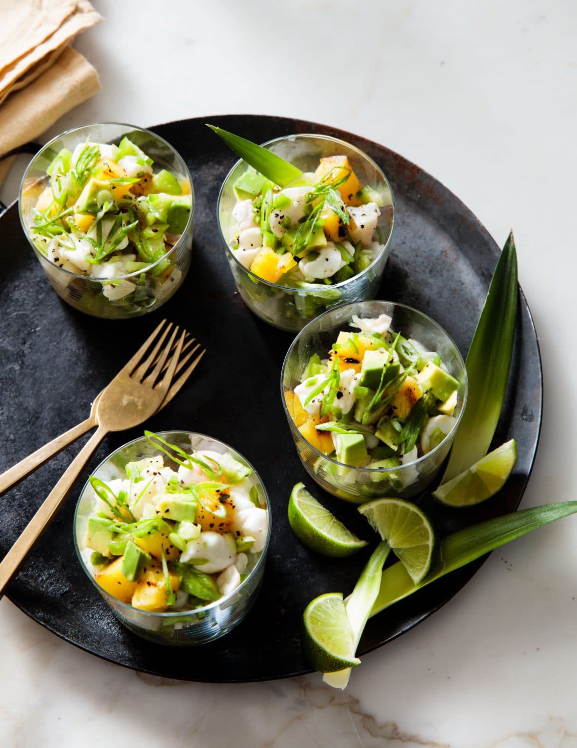 Ceviche Grilled Pineapple