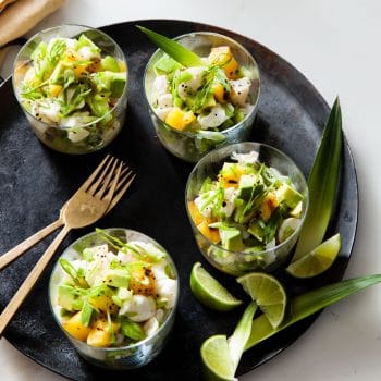 Ceviche Grilled Pineapple